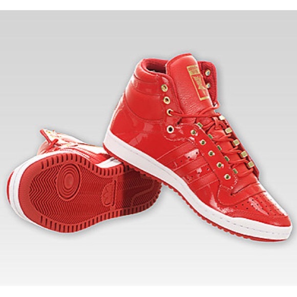 red patent leather adidas